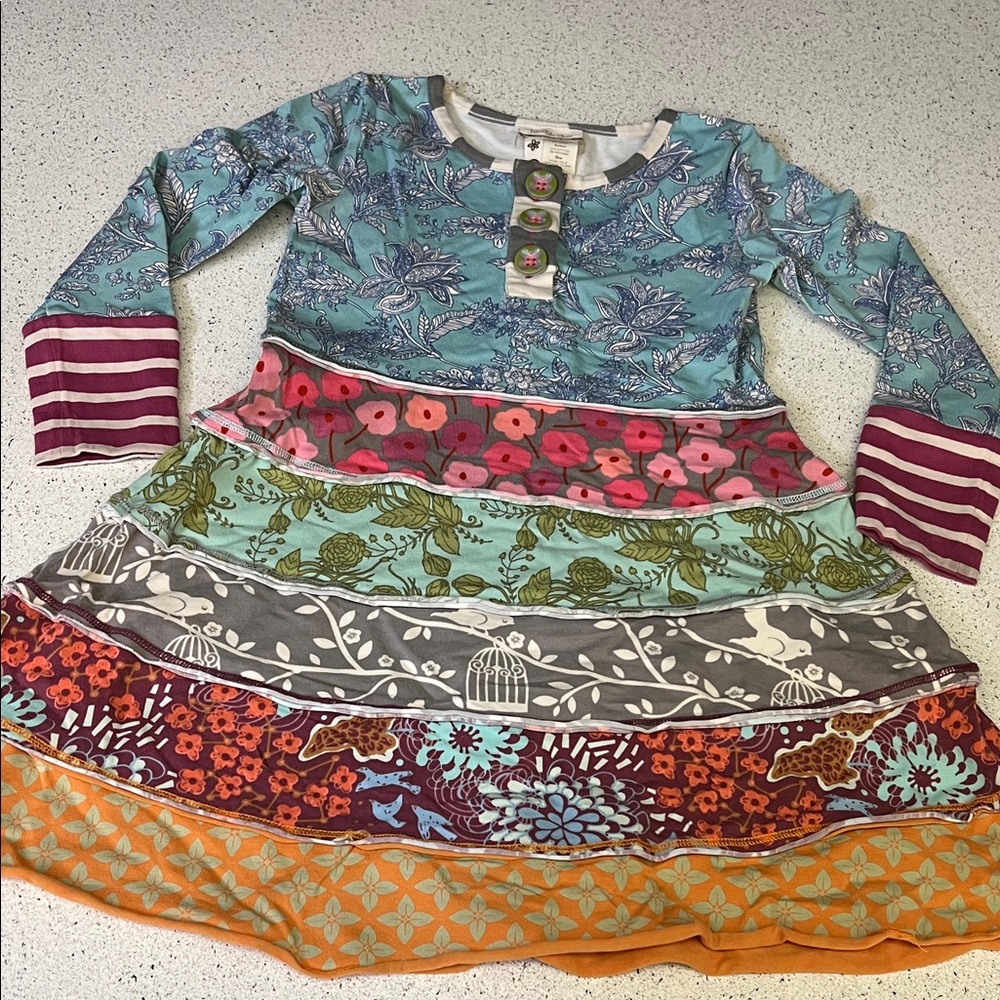 Matilda Jane Colorful Long Sleeve Patterned Dress
